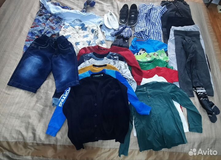 Пакет одежды на мальчика 116