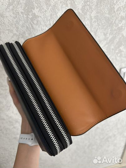 Кожаный клач мужской