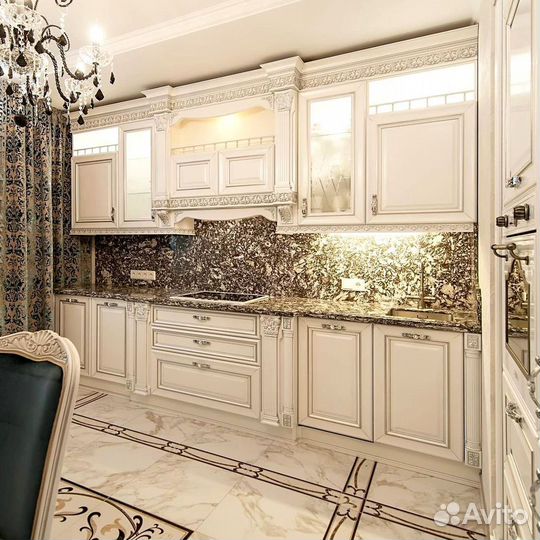 Кухонный гарнитур классика любой сложности