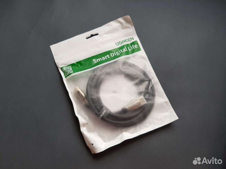 Кабель Ugreen hdmi 2.0 4K HDR 3D (новый) 3m