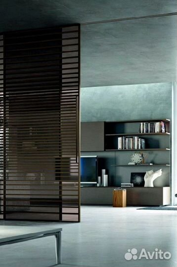 Реечные перегородки / Перегородки из реек