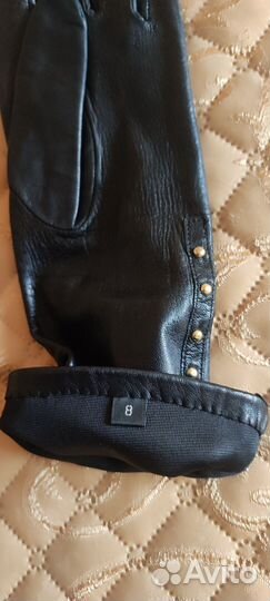 Перчатки женские кожа 8раз