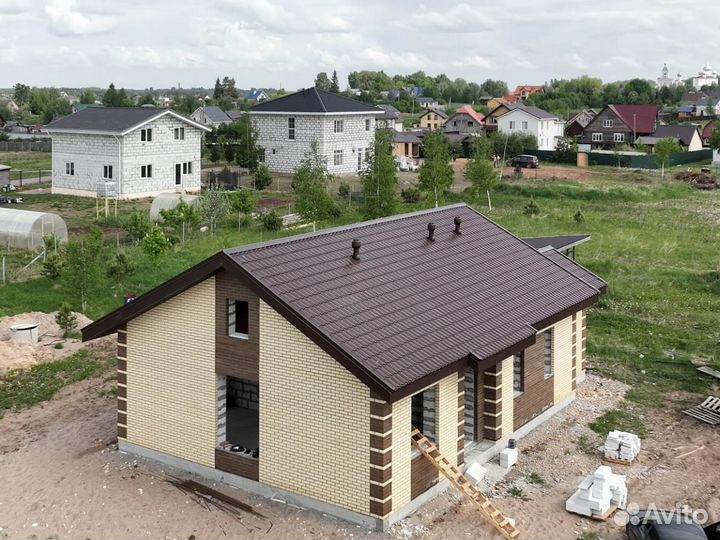 Дом 100м2 под ключ в ипотеку