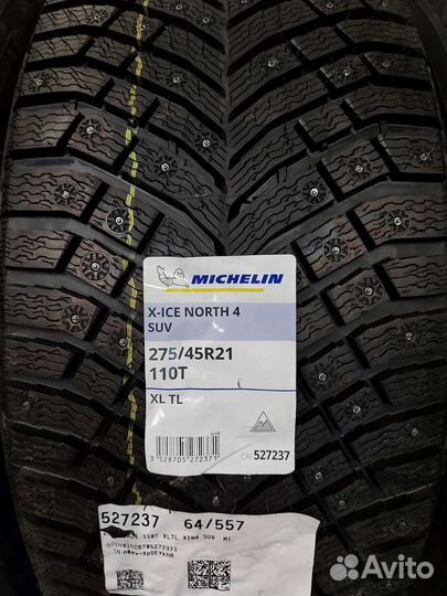Michelin X-Ice North 4 SUV 275/45 R21 и 315/40 R21