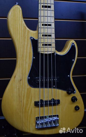 Бас-гитара 5-струнная Cort GB55JJ NAT