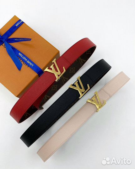 Ремень женский Louis Vuitton двухсторонний