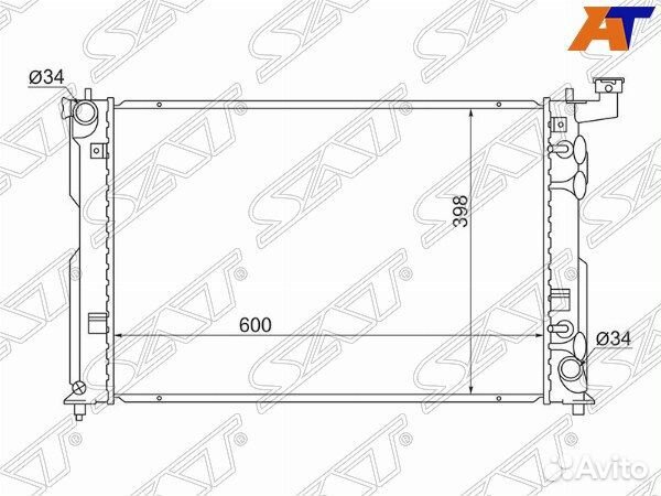 Радиатор toyota