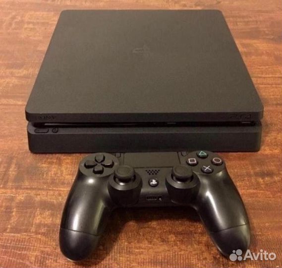 Sony PS4 Slim 1 TB + диски