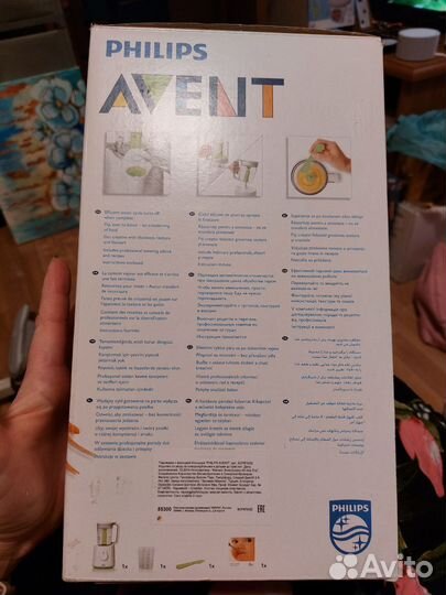Пароварка блендер philips avent 2 в 1