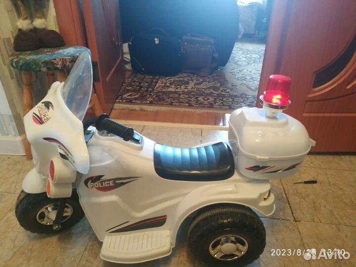 Детский мотоцикл на аккумуляторе бу