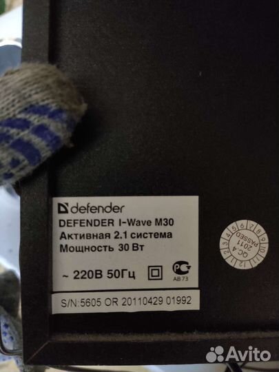 Компьютерная акустика колонки defender