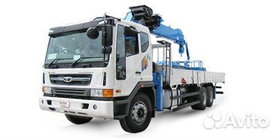 Аренда и услуги манипулятора, стрела 7 т, 19.5 м, борт 12 т, 8 м