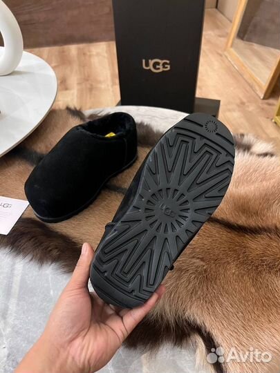 Угги замшевые UGG Pumped black