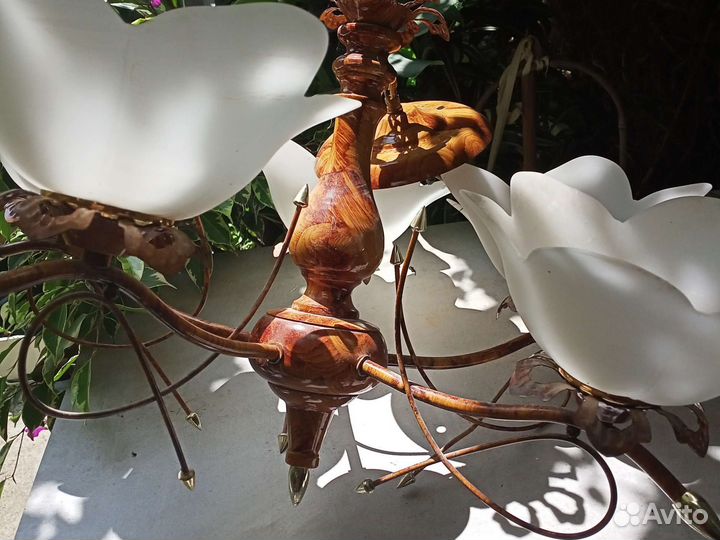 Люстра потолочная бу