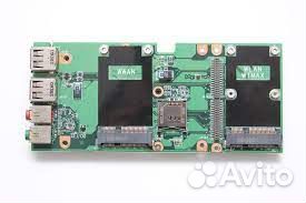 Плата USB+Audio+Cadr Reader+Sim Card Slot для ноут