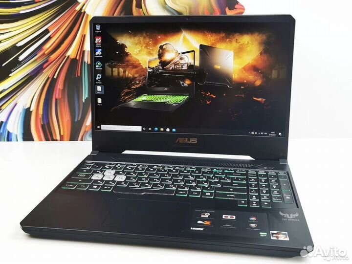 Asus TUF 8 ядер Ryzen5 120Hz 8GB GTX1650 SSD 512
