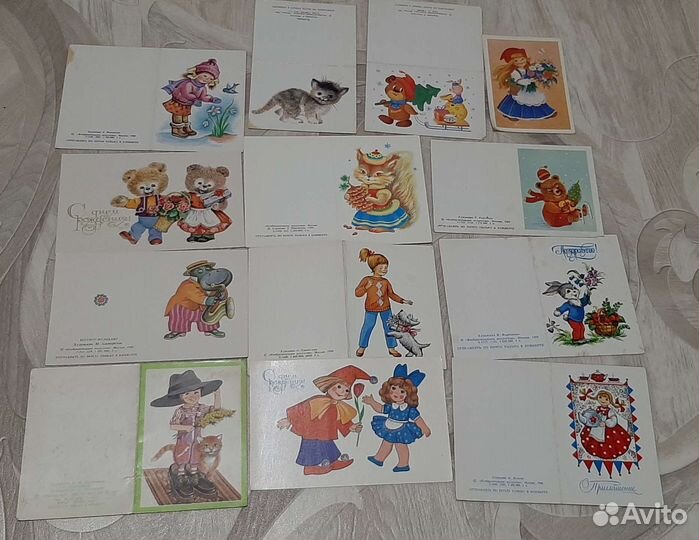 Открытки СССР. художник Зарубин