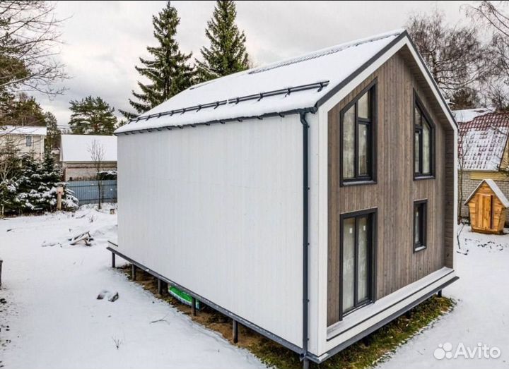 Каркасный дом под ключ 93м²