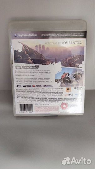 PS3 Grand Theft Auto V 2014 RS GTA5 GTA 5 (без бук