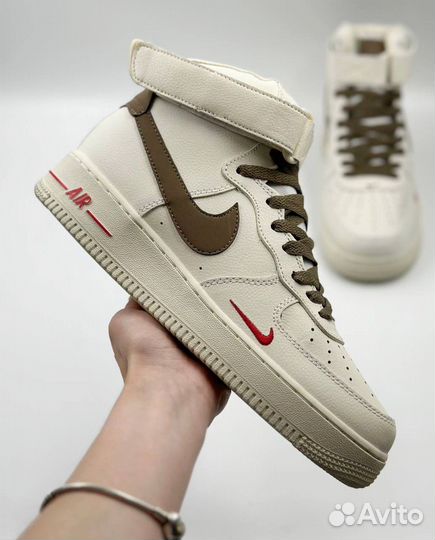 Кроссовки nike air force 1 с мехом