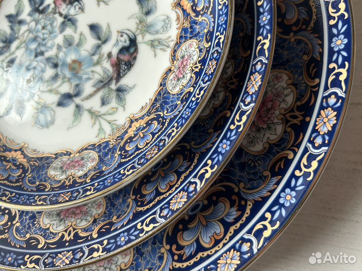 Тарелка настенная птицы на ветке