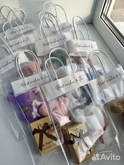 Подарочный набор полотенце и мыло