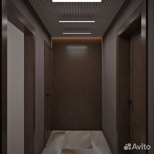 Монтаж 3D панелей, плинтуса, молдинга, багета