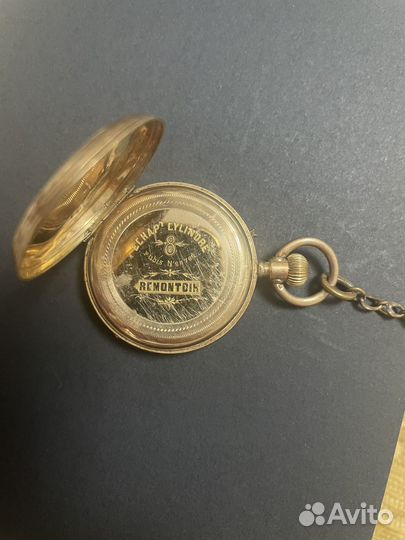 Часы карманные золотые Швейцария