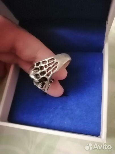 Мужской перстень серебро