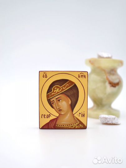 Дорожная икона Георгий Победоносец