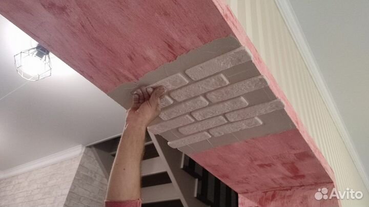 Декоративный гипсовый кирпич плитка камень