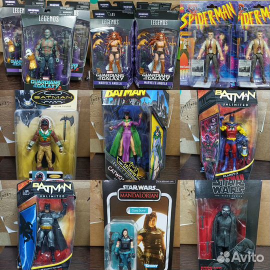 Фигурки Marvel Legends Drax, Angela, J. Jonah Jame