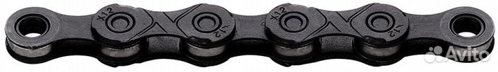 Цепь KMC X12 BlackTech, 12 ск., 126 зв., с замком