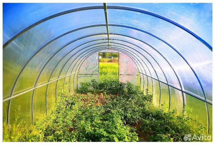 Теплица усиленная поликарбонат грядки, рассрочка