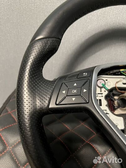 Руль mercedes W218/w212 с подогревом