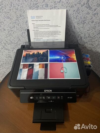 Цветной струйный мфу epson XP-207