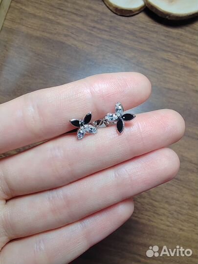 Серьги серебро 925