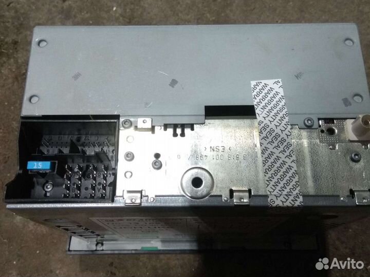 Штатный магнитофон опель