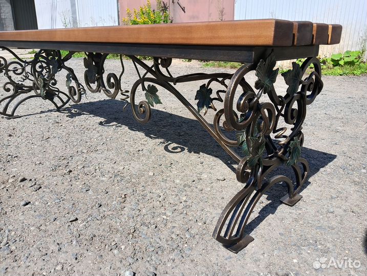 Скамейка кованая