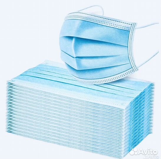 Оптом Маски медицинские трехслойные
