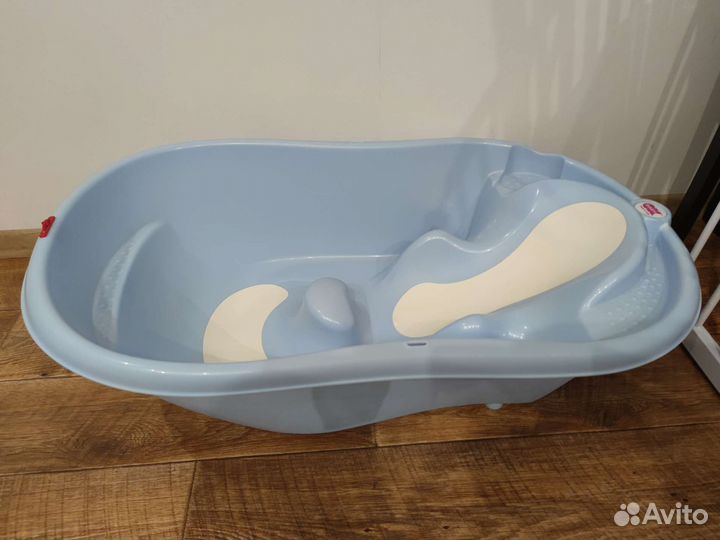 Детская ванночка для купания с подставкой Ok baby