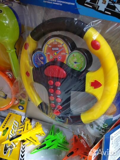 Детский Музыкальный руль, музыкальное пианино