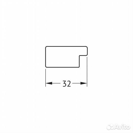 Зеркало Evoform Definite BY 7486 59x109 черные дю