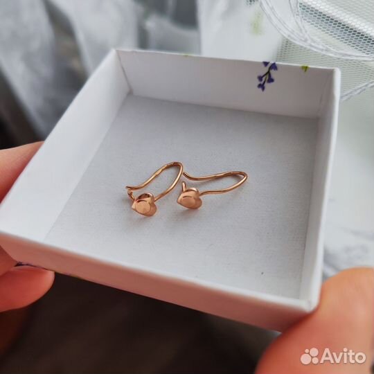 Золотые серьги