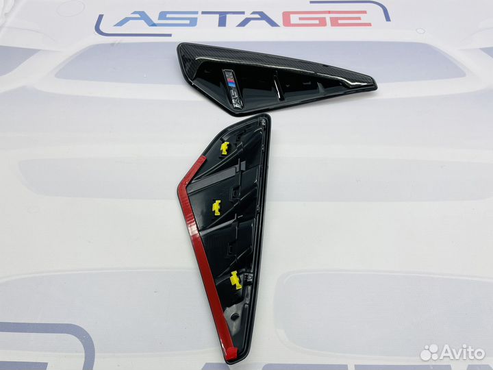 Жабры BMW X5 G05 Карбон Ламинация