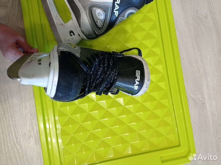 Коньки хоккейные graf. Размер 34