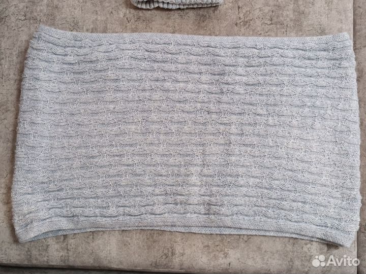 Шапка и снуд вязаные