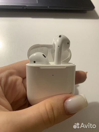 Наушники apple airpods 2 неоригинал на запчасти