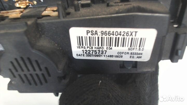 Переключатель поворотов и дворников Citroen Jumpy