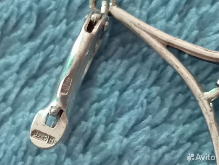 Серебряные серьги